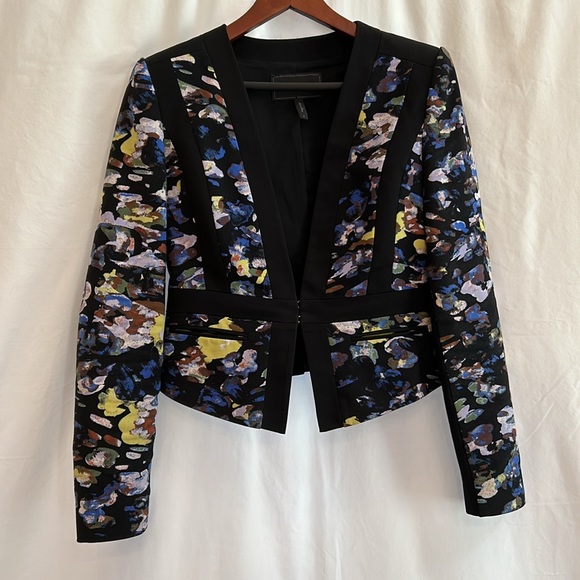BCBGMaxAzria Keeley Floral Blazer size S - Picture 7 of 11